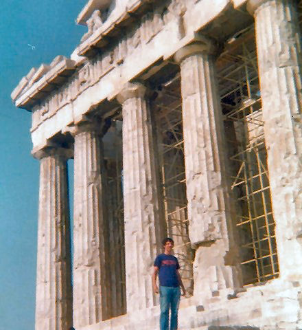 Cybrary Man at the Parthenon